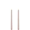 UYUNI LED 2-pak Kronelys m. 3D flamme 25 cm Beige