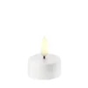 UYUNI LED Premium Fyrfadslys m. 3D flamme (Nordic White)