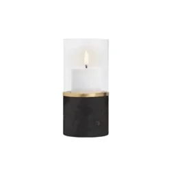 Uyuni Marble lanterne Galaxy Black 8x17,1 cm