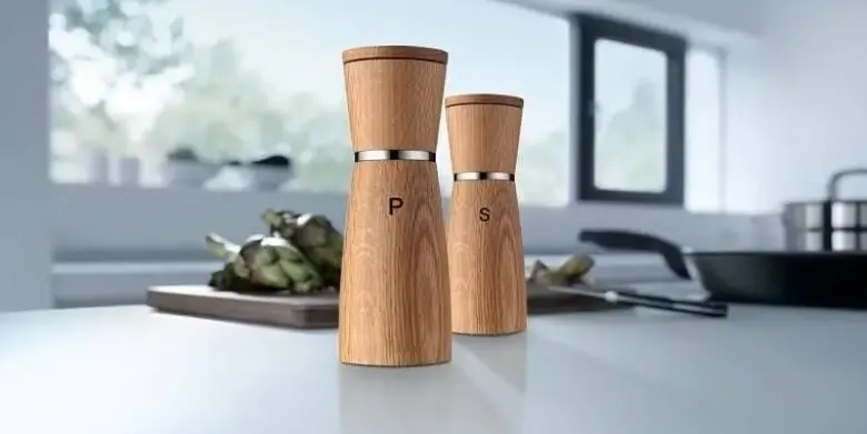 WMF Salt og peberkværn H18 cm i eg