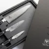 Yaxell Ran Knivsæt med kokkekniv, universalkniv & urtekniv